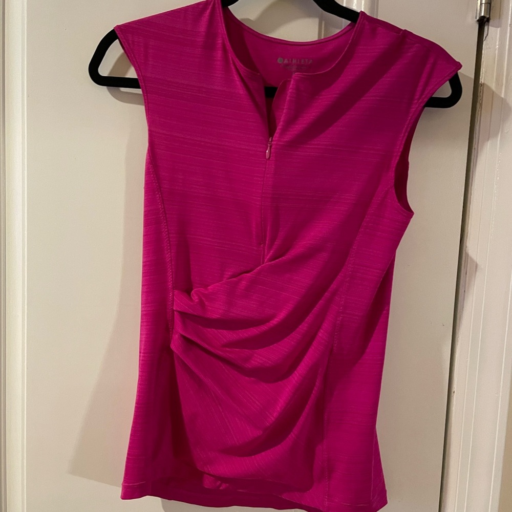 Athleta XS “Pacifica” top - hot pink/Raspberry colored top.